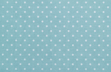blue polka dot fabric