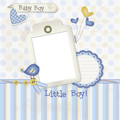 Baby Boy - Scrapbook - Place your photo and text
