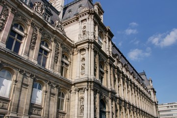Fototapeta na wymiar mairie de paris