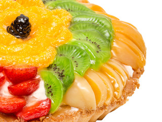 cake isolated on white background