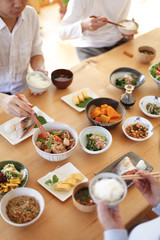 家族の食卓 Stock Photo Adobe Stock