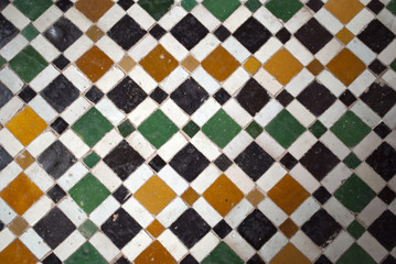 Morocco Marrakesh Typical old colorful Arabesque