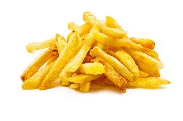 Potatoes fries  isolated