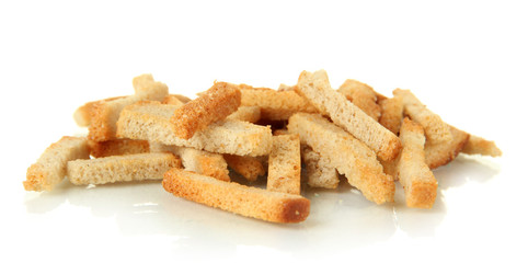 Crackers isolated on white