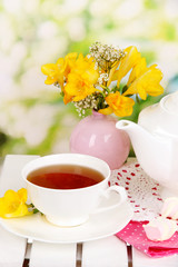 Beautiful set with tea