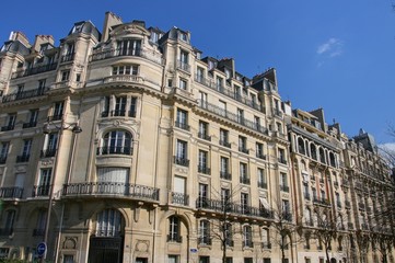 Fototapeta na wymiar immeubles à paris