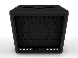 Fototapeta premium 3d amplifier isolated on white background