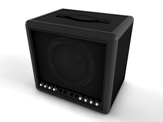 Fototapeta premium 3d amplifier isolated on white background