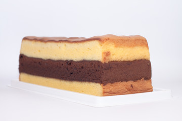 Fototapeta na wymiar layers of delicious cake