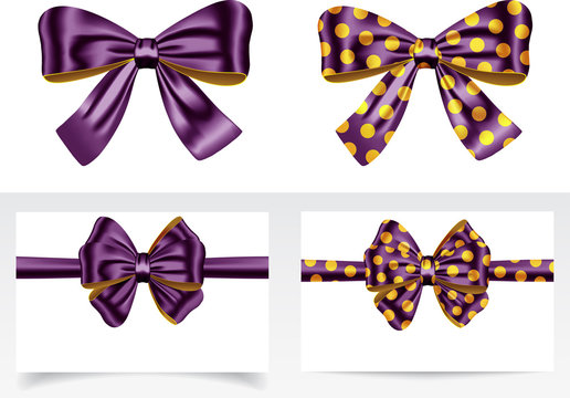 Ribbons with bows