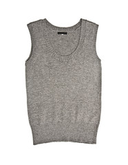 clothes for females - grey sleeveless on the white