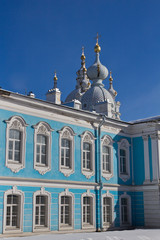Fototapeta na wymiar Smolny Cathedral (Church of the Resurrection)