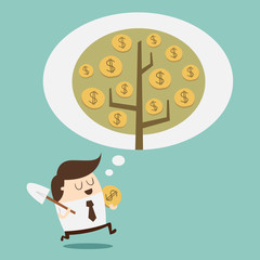 Investment - Money growth concept