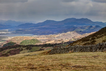 Fototapeta na wymiar Views around Snowdonia