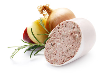 Apfel-Zwiebel-Leberwurst