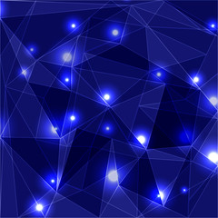 Geometric Glowing Background