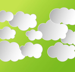 abstract background with clouds