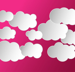 abstract background with clouds