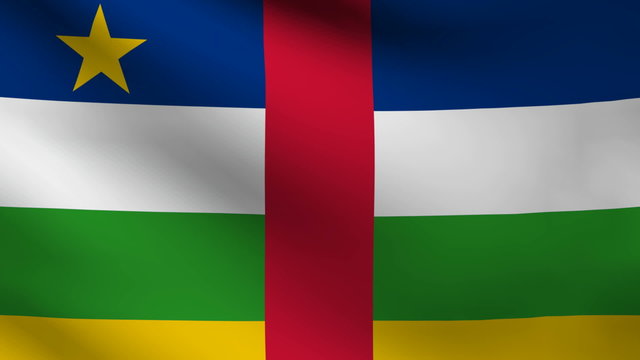 Central African Republic flag.
