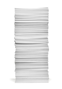 stack of papers documents office business