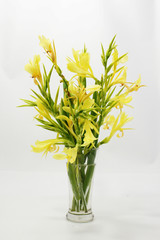yellow flower arrangement.