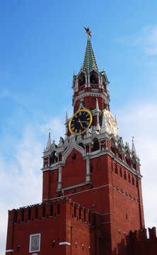 Moscow Kremlin. Spasskaya Tower.