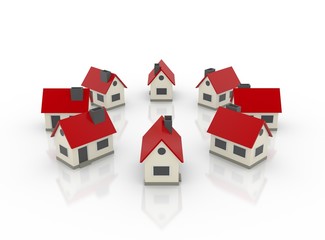 3d houses