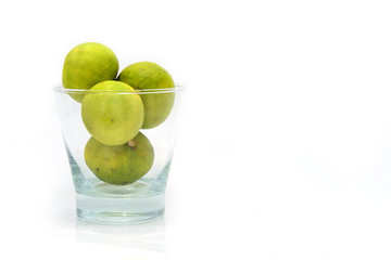 limes  in glass