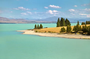 Gordijnen Lac Pukaki - Nouvelle Zélande © Delphotostock