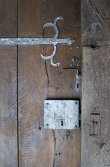 old-fashioned door