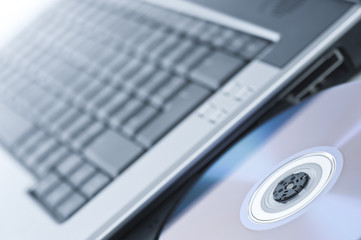 Laptop and DVD
