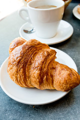 coffee and croissants
