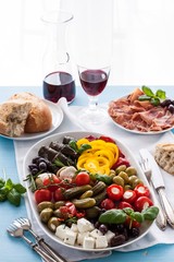Gourmet antipasto platter