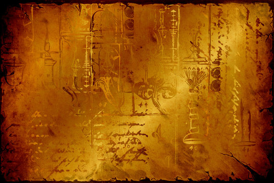 Retroplakat - Goldenes Schild
