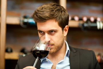 Young sommelier