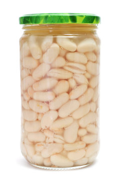 white beans jar