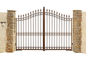 Grille d'entrée à ouverture automatique