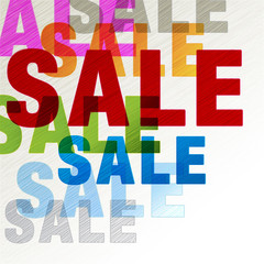Sale BUNT Ecke Scribble Transparent