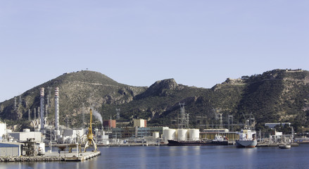 Fototapeta premium Puerto de mercancías