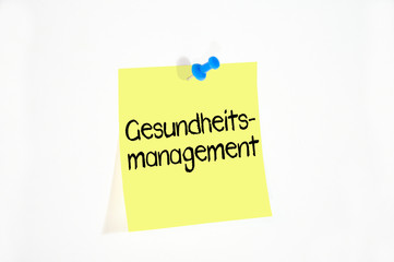Gesundheitsmanagement