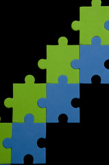 Jigsaw puzzle pieces