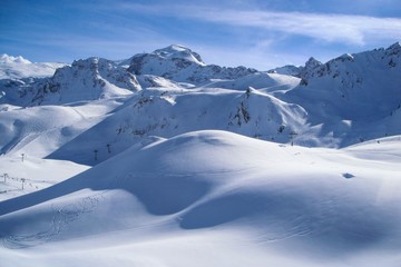 Tignes et Glacier Grande Motte