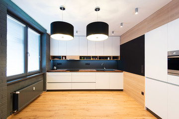 modern kitchen interior