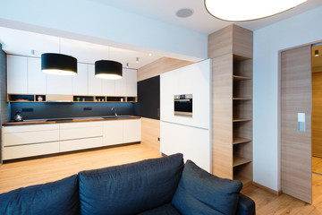 Interior of modern apartment