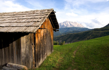 Fototapeta na wymiar Val Badia - Dolomity - Alpy