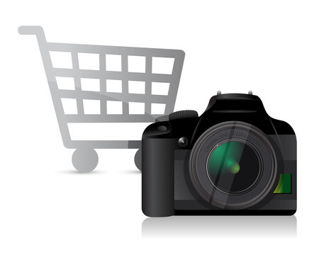 camera shopping concept