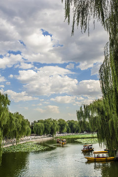 Landscape of a park in Beijing