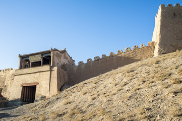 East gate of Jiayuguan castle, Gansu of China