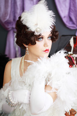 retro flapper style