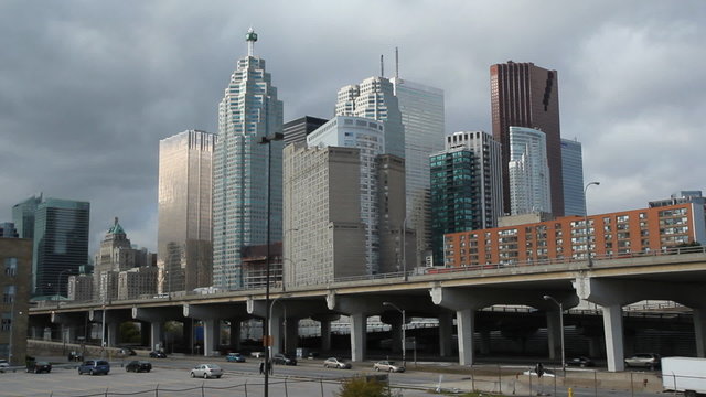 Toronto financial district.